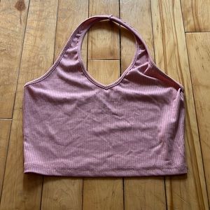 pink halter top
